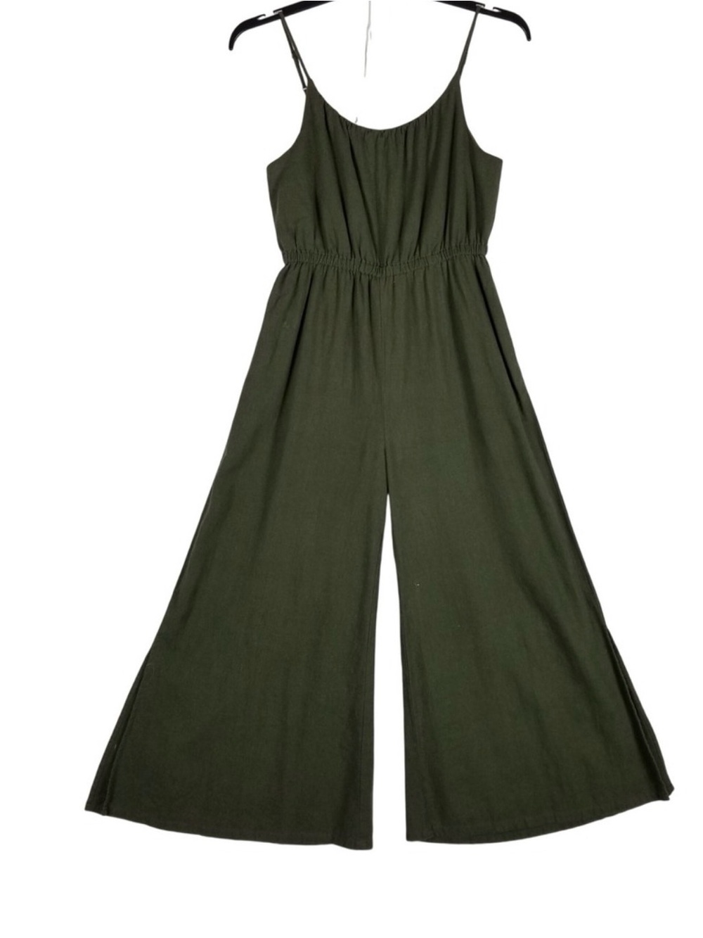 Haute Hippie Olive Green Wide Leg Sleeveless Jumpsuit